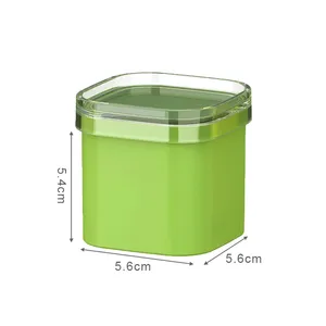 1.7 inch mùa hè yếu tố cần thiết tùy chỉnh đầy màu sắc Silicone tủ lạnh Ice Cube khuôn khay vuông Thêm lớn với nắp