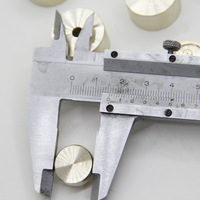 Musical Instrument Accessories Bb Trumpet Weighted Top & Bottom Cover Full Brass Trumpet Key 146g Performance Type