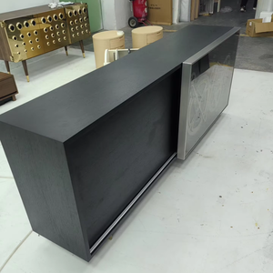 <span class=keywords><strong>Buffet</strong></span> moderne orné de pièces de rechange, en bois massif et métal, pour <span class=keywords><strong>salon</strong></span> de club privé et console de présentation de montres, décoration - Product Image 6