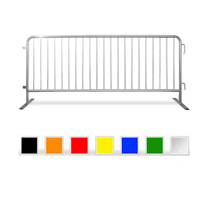 Barrière en <span class=keywords><strong>aluminium</strong></span> en gros <span class=keywords><strong>d</strong></span>'usine clôture temporaire en acier inoxydable barricade de sécurité routière barrière de contrôle des piétons - Product Image 5