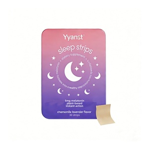 High Quality Private Label Sleep Oral Strip and Lysine Active Ingredients Promote Sleep Fall Improve Deep Sleep - Product Image 1