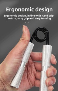 Có thể điều chỉnh kim loại nhôm Hand Grips cổ tay cẳng tay strengthener không trượt huấn luyện viên cho thiết bị đào tạo - Product Image 5