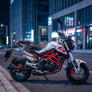 Motocicleta Usada <span class=keywords><strong>Benelli</strong></span> Little Tyrannosaurus TNT125 de 125cc, <span class=keywords><strong>Mini</strong></span> <span class=keywords><strong>Moto</strong></span> Naked de Gasolina, 4 Tiempos, Refrigerada por Aire, para Desplazamientos Urbanos, de Moda, para Exportación - Product Image 1