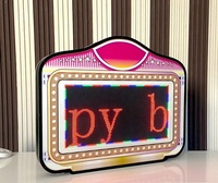 Luz LED para Servicio de Botellas con Control por Aplicación, RGB 7 Colores, Logotipo Personalizado, Letrero Luminoso para Botellas, para Discotecas, Bares y Fiestas