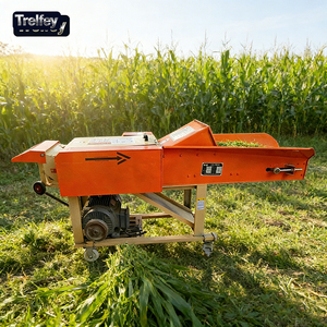 Nouvelle conception, modèle 9ZR-10, marque TRF, moteur de coupe-paille haute productivité, guillotine à herbe humide et sèche pour l'alimentation des volailles et du bétail - Product Image 1