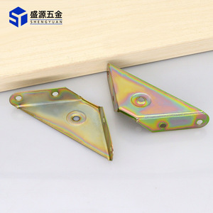 Shengyuan Metal Corner Bracket 0403 Thickened Iron Cabinet Furniture Connector White Zinc Plated Durable - Product Image 2