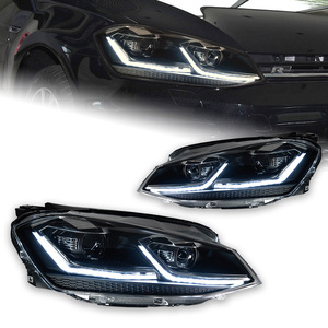 Phare de voiture pour <span class=keywords><strong>Golf</strong></span> <span class=keywords><strong>7</strong></span>.5, phare <span class=keywords><strong>LED</strong></span> 2013-2020, phares <span class=keywords><strong>Golf</strong></span> <span class=keywords><strong>7</strong></span>, DRL, phare HID, signal dynamique, bi-xénon, accessoires de voiture - Product Image 1