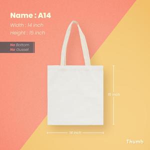ธรรมดานำมาใช้ใหม่ Eco Tote กระเป๋าช้อปปิ้งที่มีโลโก้ที่กำหนดเองให้ตามความต้องการของลูกค้าผลิตภัณฑ์จากประเทศไทย - Product Image 4