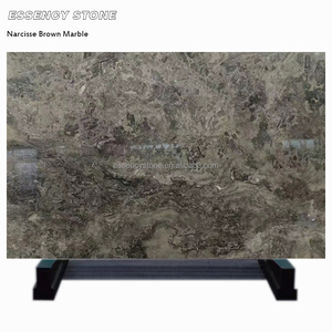 Baldosas de Mármol Marrón Narcisse Turcas Naturales Modernas Pulimentadas en Losa Grande para Paredes y Pisos con 1 Año de Garantía Soluciones de Diseño Gráfico - Product Image 2