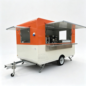 Ice Cream Truck Mobile Food Cart Food Vending Carts Commercial Food Truck Mobile Business Bakery Food Trailer - Product Image 4