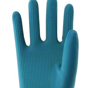 قفازات لاتكس مزدوجة اللون 50-31 جم صناعية مقاومة للماء ثقيلة ميكانيكية مريحة قابلة لإعادة الاستخدام آمنة متوسطة الحجم - Product Image 6