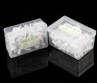 Serre-câble PE pour clouage mural, support de câble électrique, clips de fixation