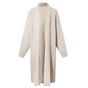 Tendance vente en gros hiver Style coréen Baggy ouvert avant Cardigan lâche tricoté manches chauve-souris long pull en cachemire manteau pour les femmes - Product Image 6