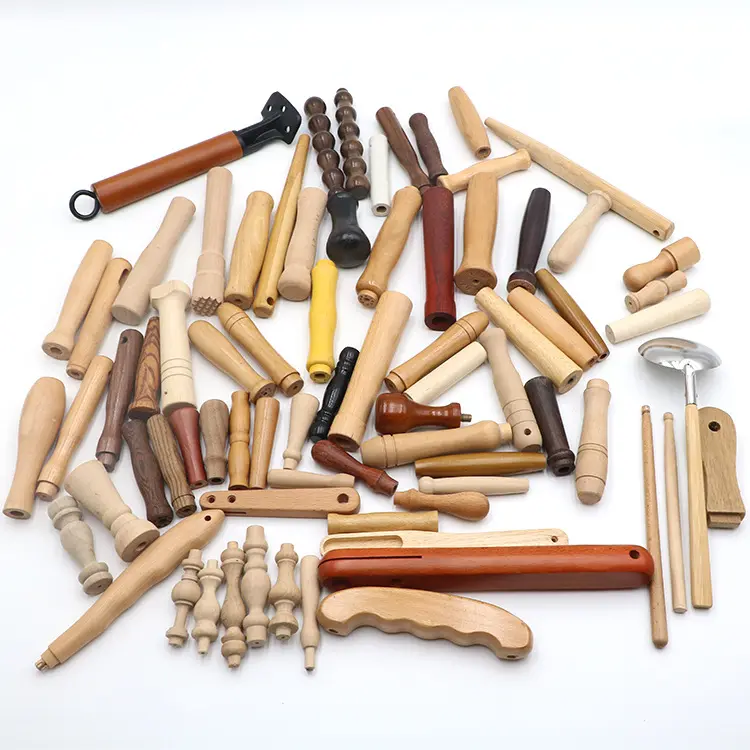 Customize various wood handle for garden tools ,wooden handle for kitchen scoop,wood handle of glass bottles etc