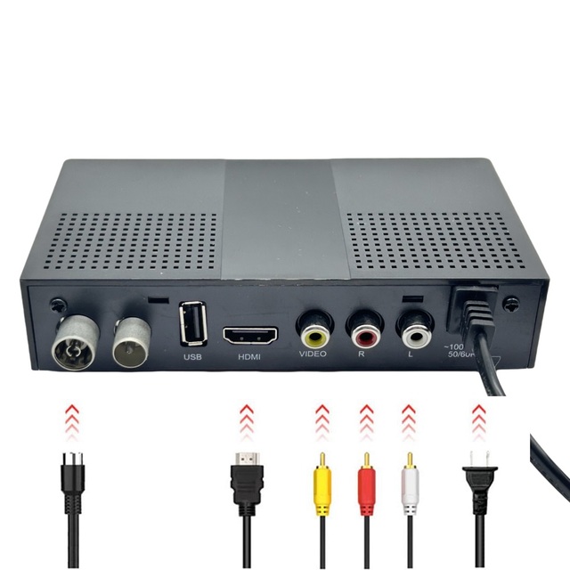 Direct Factory Full HD Free to Air Digital Terrestrial DVB-T2 Set Top Box with PVR Android OS CE ROHS FCC Certified