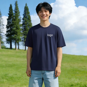 Camisetas Deportivas 100% Algodón, Logotipo Personalizado, Algodón Grueso de Alta Calidad 180 g/m², Camiseta Lisa para Hombre - Product Image 2