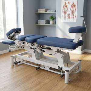 Table de chiropratique professionnelle 3D MultiDrop, électrique, réglable en hauteur, en cuir PU, lit de physiothérapie pour clinique d'ostéopathie - Product Image 3