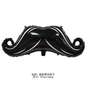 Palloncini modello classico palloncini per feste a forma di <span class=keywords><strong>baffi</strong></span> all'ingrosso palloncino in alluminio decorazione natalizia - Product Image 3