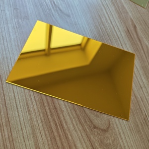 Feuille de miroir acrylique verte 1220x2440mm 4x8 pieds certifiée ISO 9001, surface résistante aux rayures, service de découpe, taille personnalisable - Product Image 3