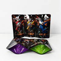 Pochette refermable personnalisée avec fermeture éclair de la marque Cailyn, imprimée avec un hologramme, vente en gros, refermable pour les sacs, étanche à l'humidité et aux odeurs, fermeture éclair hermétique