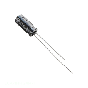 Distribuidor Autorizado, Condensador de Aluminio con Orificio Pasante 4.7uF 20% 50V RADIAL TH ECA-1HHG4R7I 4.7 uF - Product Image 1