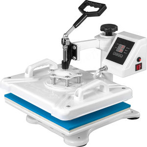 Máquina de prensa de calor blanca 5 en 1, equipo de prensa de calor multifuncional de 12x15 pulgadas - Product Image 1