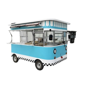 2026 High Quality Hot Dog Cart Concession Coffee Trailer <b>bar</b> Mobile Food Truck Full Fast Food Retail - Product Image 2