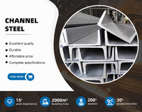 UC100 Universal Columna Brida Canal Acero H Viga HDG Galvanizado Muro de contención Durmiente Postes de valla