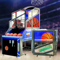 Machine de jeu de basket-ball électronique d'intérieur adulte chaude machine de tir de luxe de rue à vendre