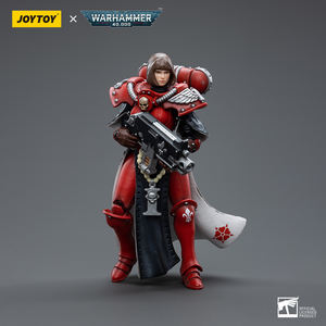 JOYTOY Dark Source 1:18 PVC ABS Figurine de Soldat Articulée Jouet Modèle <span class=keywords><strong>Warhammer</strong></span> 40K <span class=keywords><strong>Battle</strong></span> Sister Bloody Rose Convent Squad 3 Personnes - Product Image 3