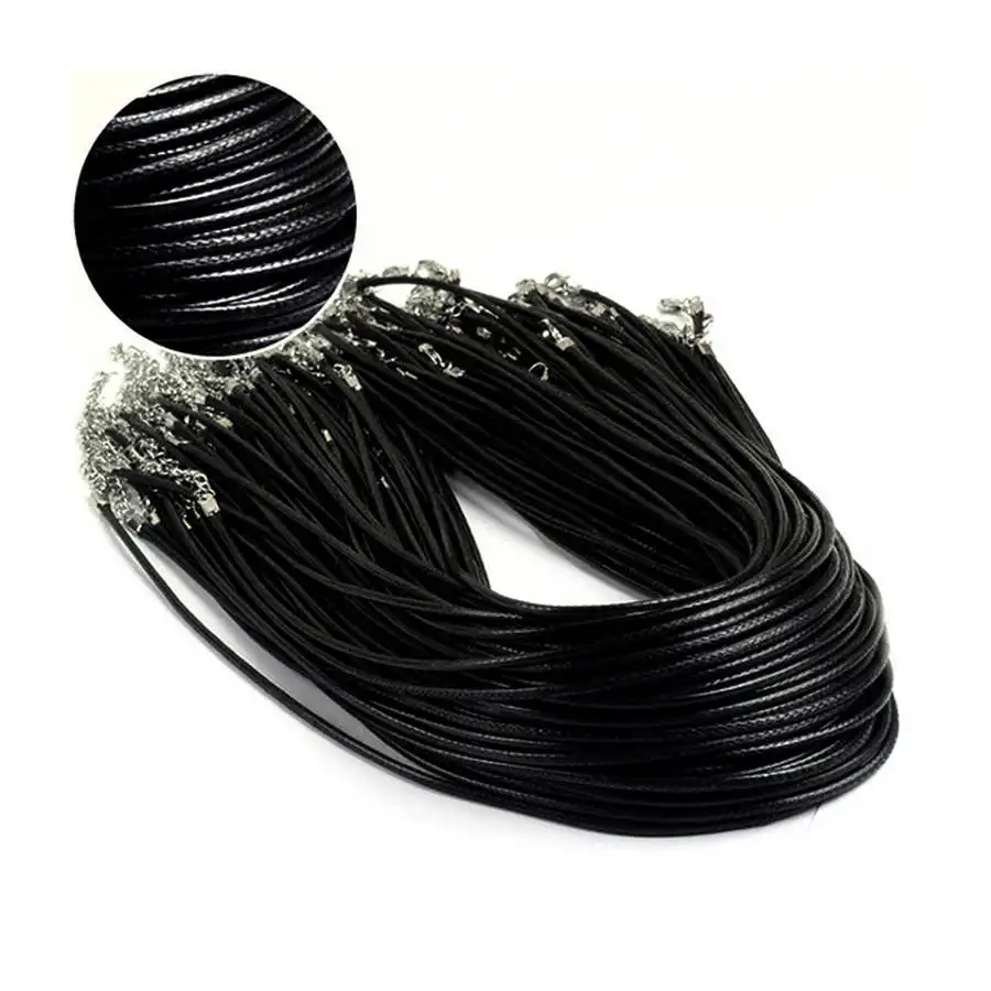 New Arrival best sale Adjustable Black rope wire thread Cord Chain String rope cord Necklace wholesale