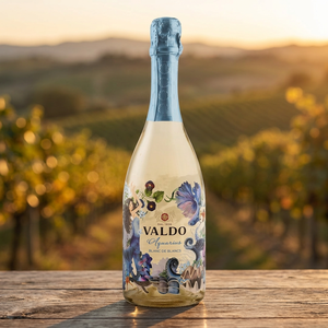 Vino Espumoso Italiano Valdo Aqu Arius Blanc De Blancs 750 ml, Aperitivo Perfecto con Mariscos y Platos Ligeros, 6 Botellas por Caja - Product Image 3