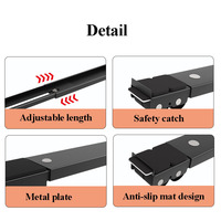 Support antirouille universel pour laveuse à tambour de réfrigérateur Base de support pour machine à laver Support mobile réglable Étagère pour balcon
