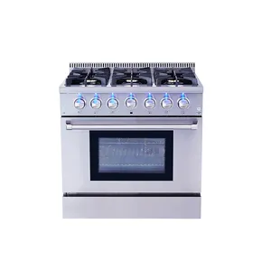 new 36 inch gas range with professional oven in Stainless Steel
