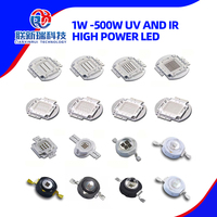 Diode LED Haute Puissance 1W 3W 3V, puce 1W Rouge/Jaune/Bleu/Vert/Blanc Chaud/Blanc Froid pour projecteur mural de scène et éclairage décoratif