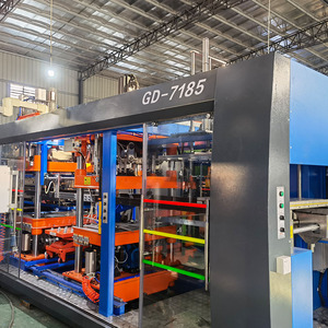 Đa trạm hoàn toàn tự động nhựa thermoforming máy cho dùng một lần bản lề hộp chất lượng hiệu suất cao - Product Image 1