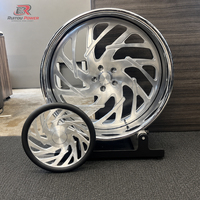 Jantes en alliage forgées polies sur mesure de 20, 22, 24, 26 pouces (20x10, 22x12, 24x12, 26x12) avec entraxes 5x112, 5x120, 5x130 pour BMW, Rolls-Royce, Porsche