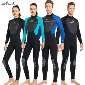 DIVE SAIL New Full Body Diving Wetsuits 3mm Neoprene Wet Suit Sharkskin 1 Piece Keep Warm Swim Dive Snorkeling Surfing Wetsuit