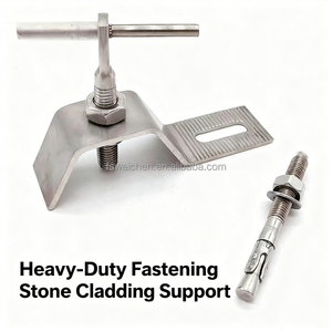 Support mural en acier inoxydable <span class=keywords><strong>pour</strong></span> revêtement mural en pierre <span class=keywords><strong>pour</strong></span> systèmes <span class=keywords><strong>de</strong></span> murs-rideaux et <span class=keywords><strong>de</strong></span> façades - Product Image 5
