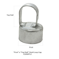 Usine Vendeur Chaîne Maillon Clôture Raccords Rail End Cap Post Cap