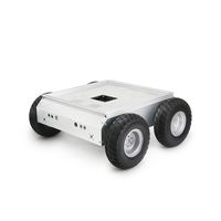 Châssis de robot à quatre roues motrices open source avec contrôle PID intégré, kits de robotique pour conduite automatique en extérieur