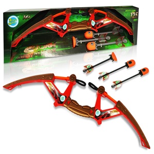 Hot-Selling Fun Outdoor Shooting Langlebige Plastik feder Aktivität Bunte Recurve Storm Pfeil und Bogen Set Spielzeug für Kinder - Product Image 2