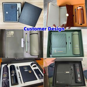 ชุดของขวัญธุรกิจปากกาโลหะคุณภาพสูง FX OEM ODM สำหรับโปรโมชั่น และสมุดโน้ต A5 พร้อมโลโก้สั่งทำพิเศษ - กล่องของขวัญสำหรับองค์กร - Product Image 3