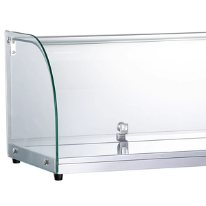 علبة عرض الطعام التجارية والضيافة من الزجاج المحيط - Product Image 3