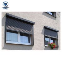 Ventanas Corredizas de Acero Prima, Personalizadas, Impermeables, Acabado en Fibra de Vidrio para Apartamentos, Persianas Enrollables Automáticas de Seguridad para Patio
