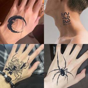 Più venduto 2 settimane Semi permanente del tatuaggio adesivi a trasferimento d'acqua disegni simpatici a base di piante a base di erbe tatuaggio temporaneo per il corpo della gamba - Product Image 4