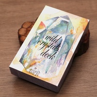 Bonne qualité d'impression Impression personnalisée de votre propre conception Cartes de tarot Deck dans la boîte supérieure et inférieure