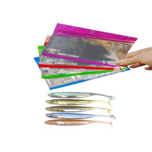 Sacs d'emballage en plastique pour leurres de pêche, avec fermeture éclair à trois côtés, personnalisés, pour <span class=keywords><strong>atelier</strong></span> GMP - Product Image 2