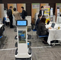 Robot Serveur de Livraison de Repas 2026 à Prix Usine, Auto-Rechargeable, 4 Plateaux, Télécommande via Application, Robot de Restaurant avec Écran Publicitaire de 16 Pouces