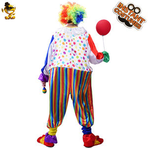 Mono de payaso gordo <span class=keywords><strong>para</strong></span> <span class=keywords><strong>Halloween</strong></span> <span class=keywords><strong>para</strong></span> hombre, traje de payaso divertido colorido <span class=keywords><strong>para</strong></span> fiesta de rol - Product Image 5